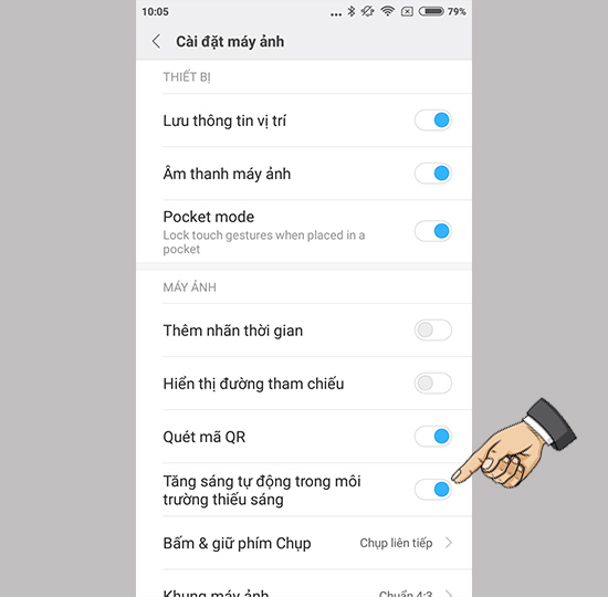 Kích hoạt tính năng